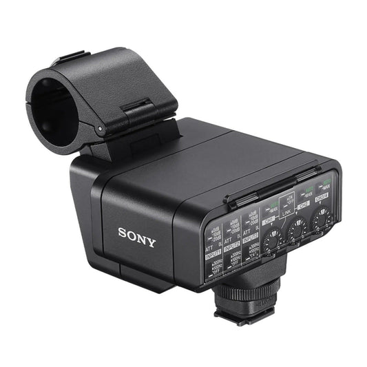 Sony XLRA4 Digital XLR Adaptor Kit with 32bit Float and 96 kHz Sampling for Sony Alpha Cameras