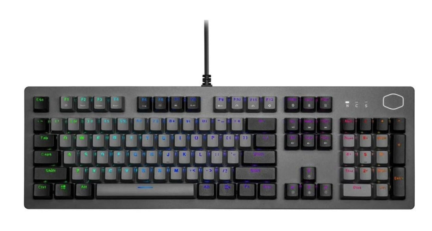 Cooler Master CK352 Mechanical Gaming PC Keyboard with Click Blue Switches