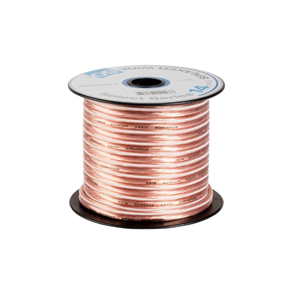 Monoprice Select Speaker Wire 14AWG with High-Strand CCA (50 Feet)