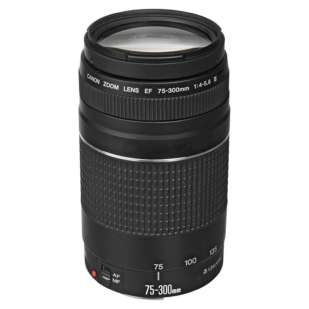 Canon EF 75-300mm f/4-5.6 III Telephoto Zoom Lens (Black) (Certified Refurbished)