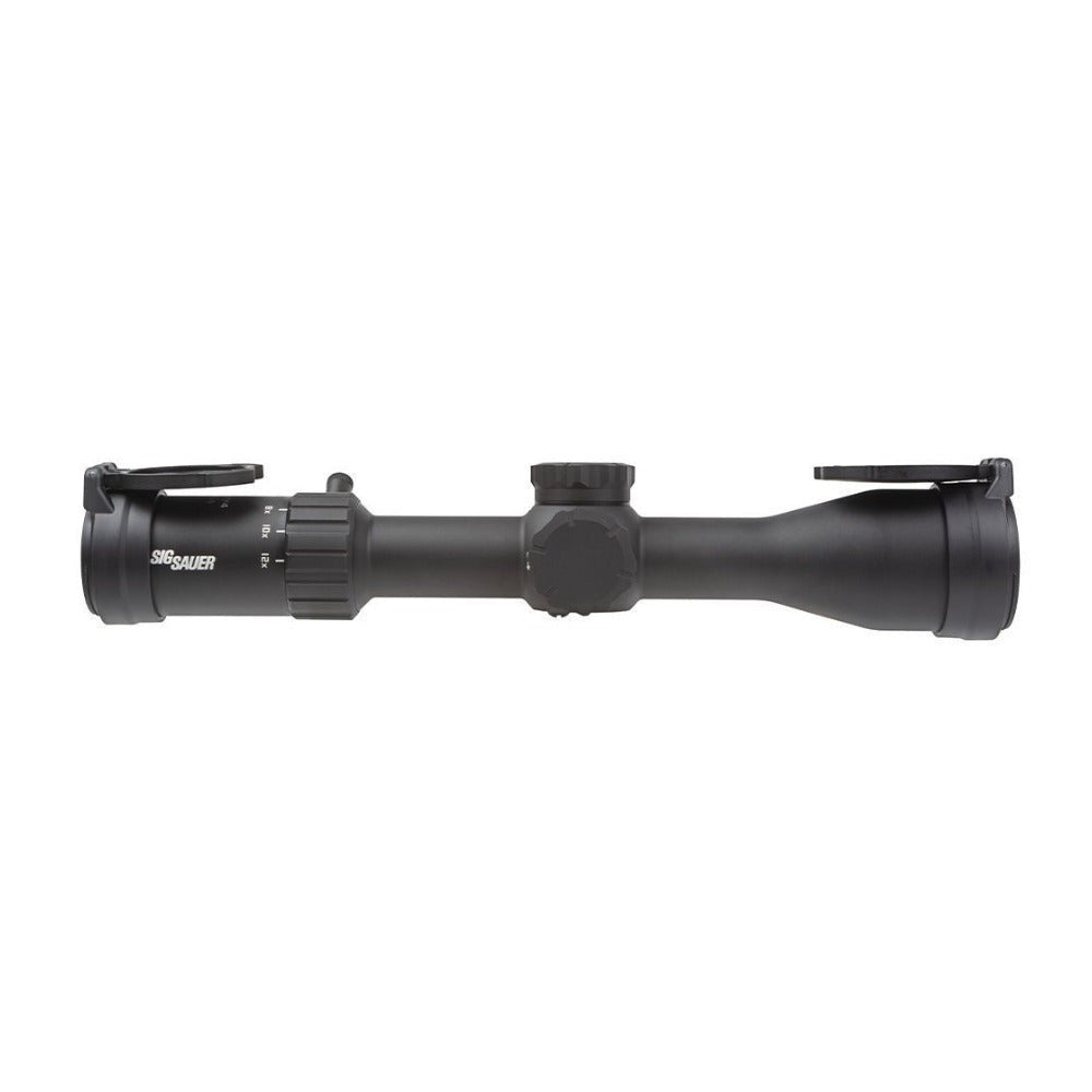 Sig Sauer Whiskey4 3-12x44 Riflescope with SFP Reticle and 30mm Tube (Black)
