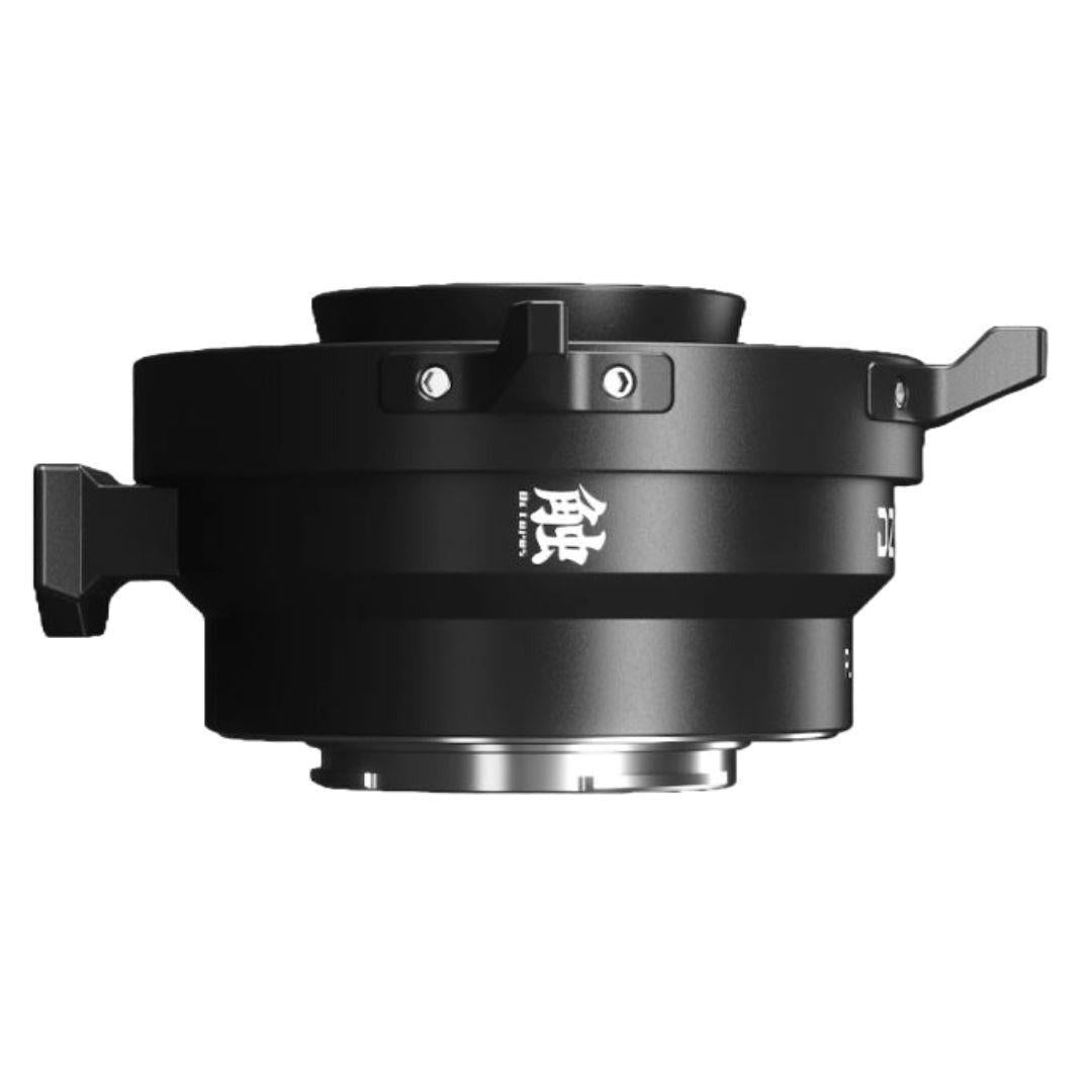 DZOFilm Octopus Aluminum Alloy PL to Sony E Lens Mount Adapter with Light-Absorbing Material (Black)