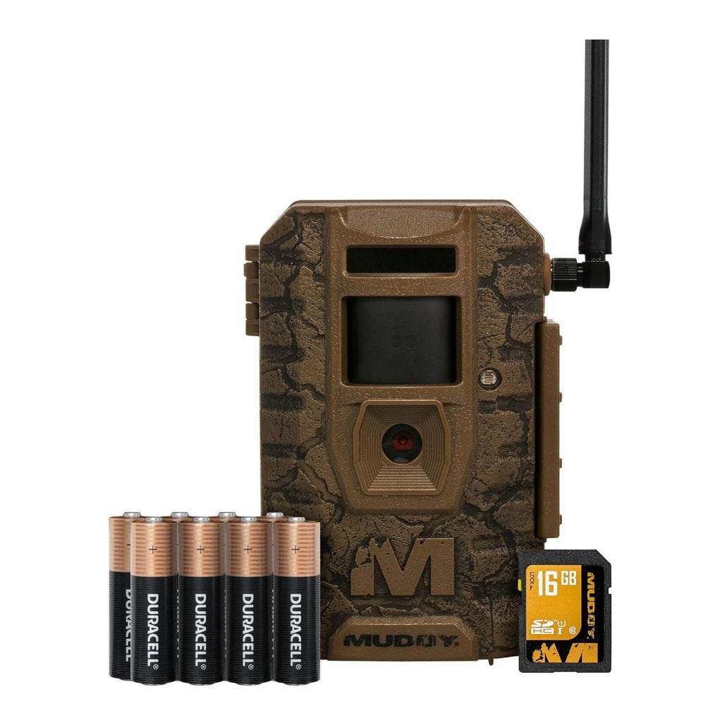 Muddy Outdoors Mitigator 3.0 Combo Cellular Trail Camera with Accessories Bundle