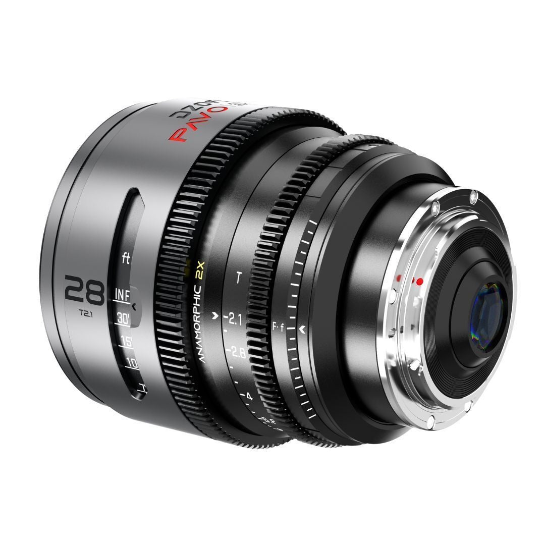 DZOFilm Pavo 2x Anamorphic T2.1 3-Lens Set with Neutral Coating (Space Gray and Black)