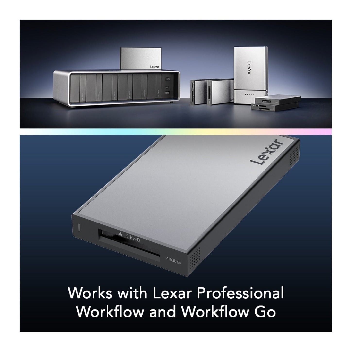 Lexar Professional Workflow CFexpress 4.0 Type B Card Reader