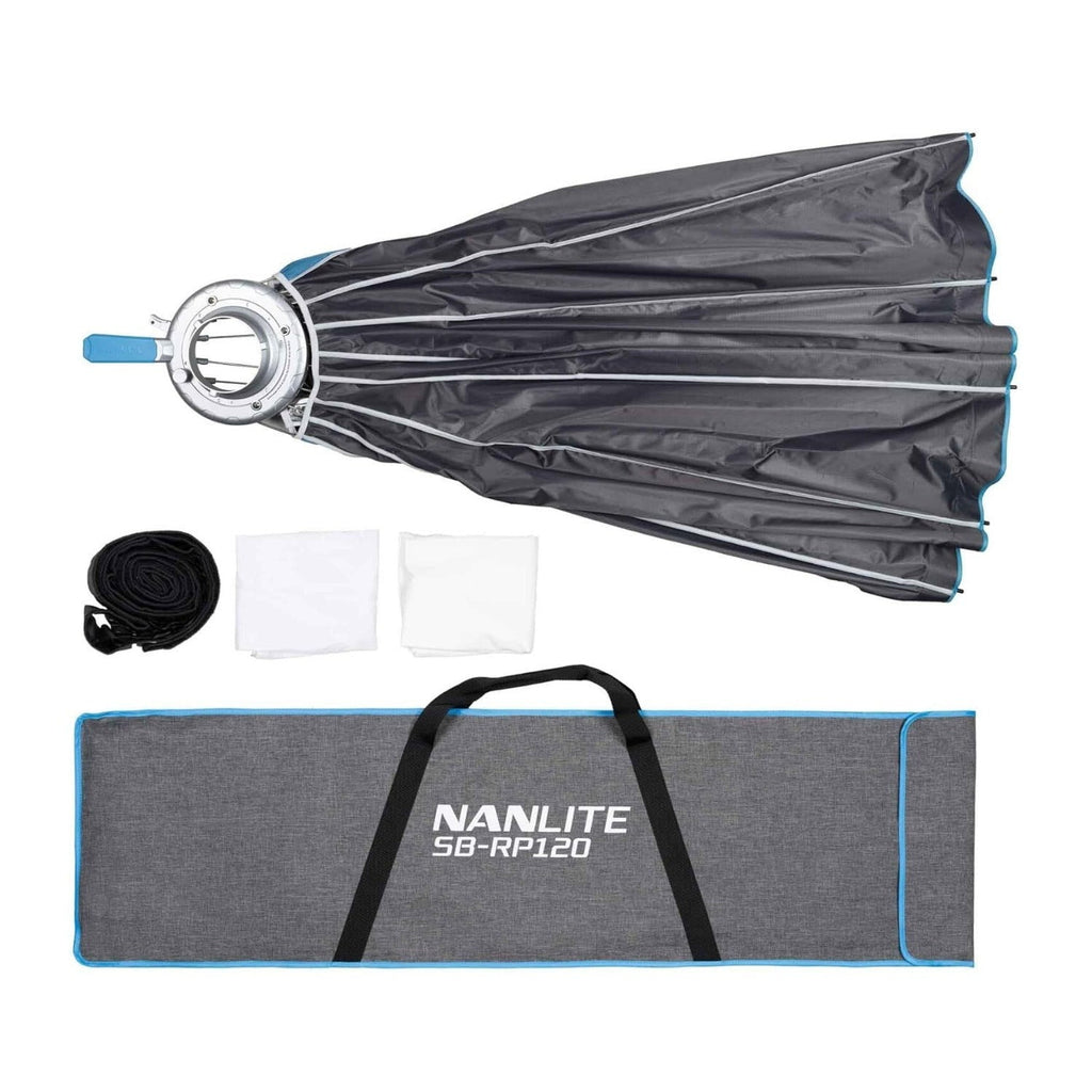 Nanlite FS-300B Bi-Color LED Monolight with Parabolic Softbox (47in) Bundle