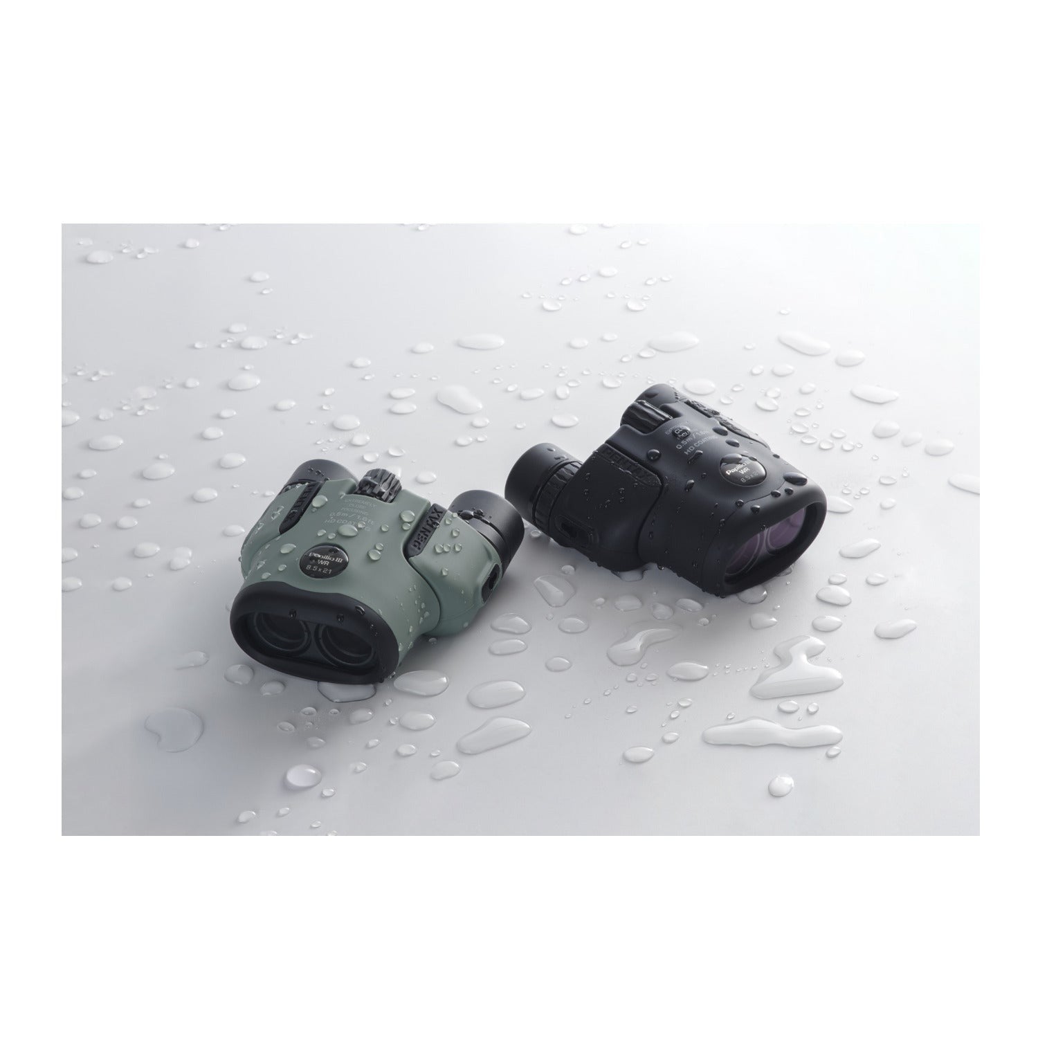 Pentax Papilio III 6.5x21 WR Binoculars with HD Coating 50cm Close Focus (Olive)