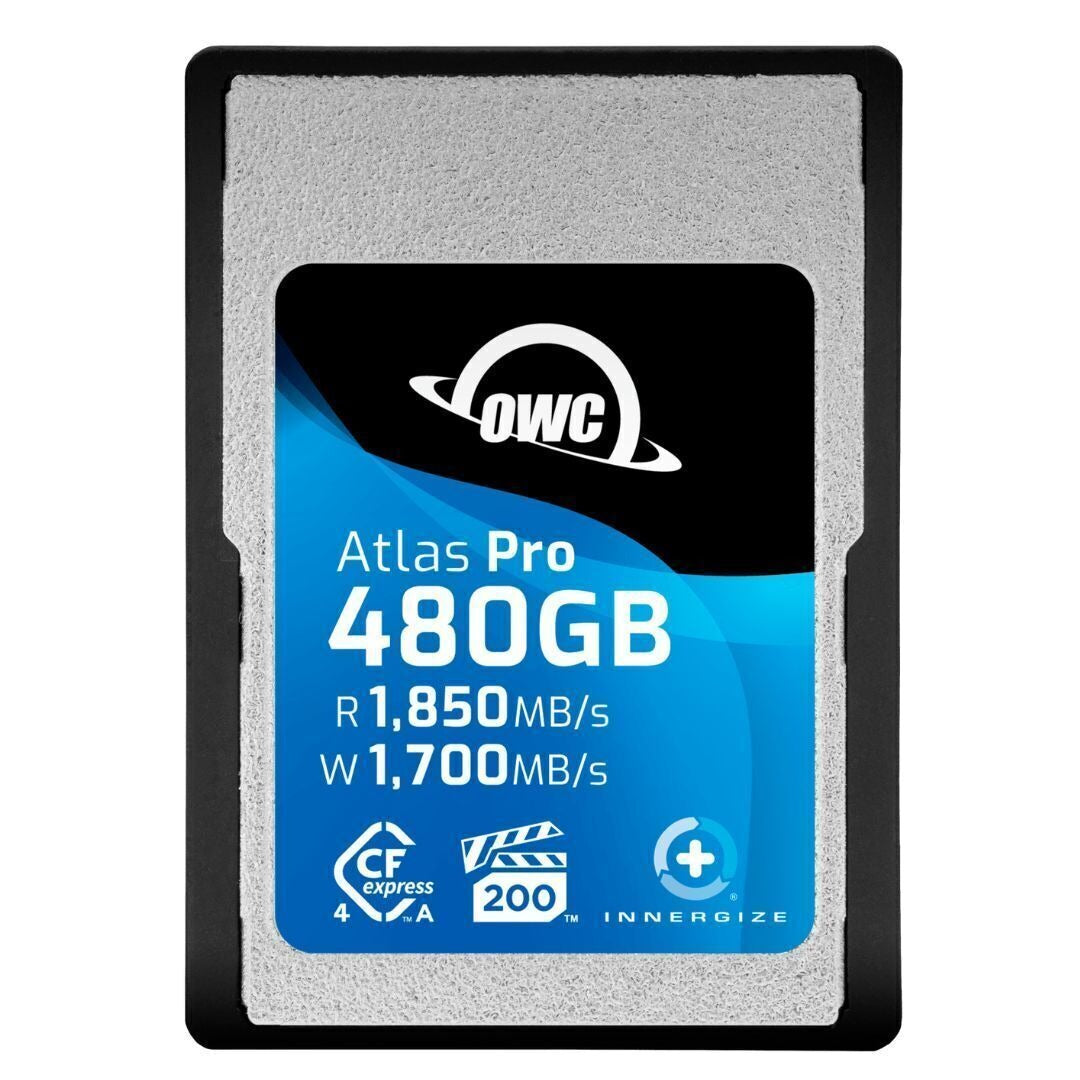 OWC 480GB Atlas Pro CFexpress 4.0 Type A Memory Card with Card Reader Bundle
