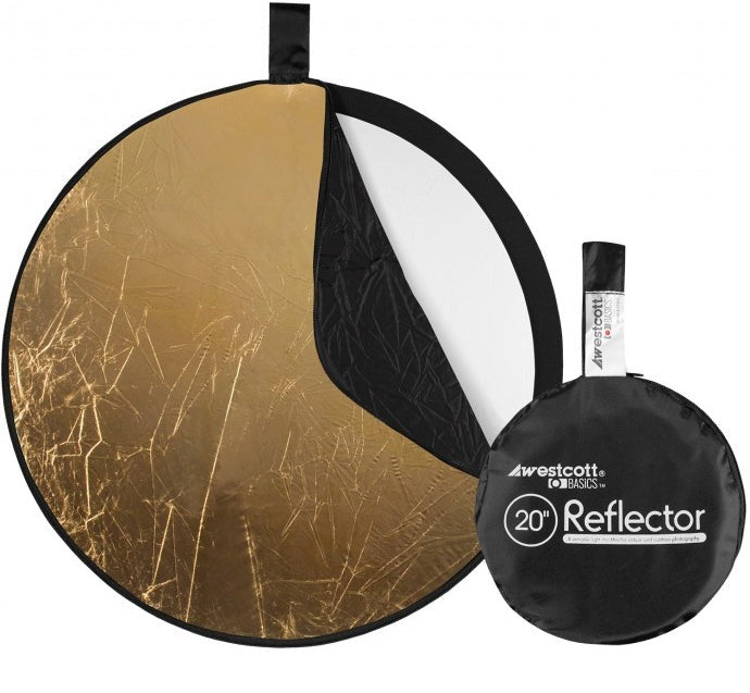 Westcott Collapsible 5-in-1 Reflector with Gold Surface (20-inch)
