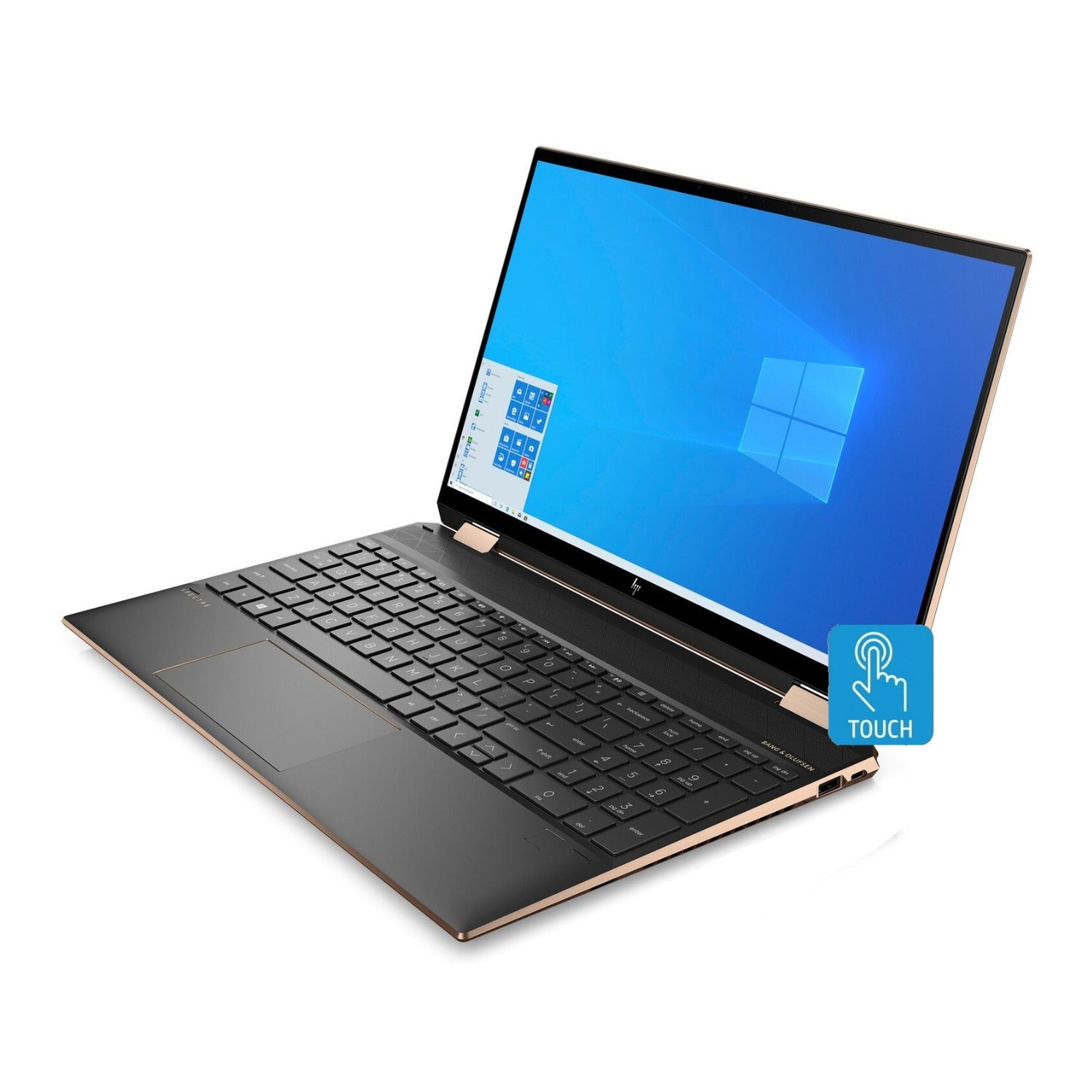 HP Spectre x360 15.6" 4K UHD Touch Convertible Laptop, Intel Core i7-1165G7, 16GB RAM, 512GB SSD (Certified Refurbished)