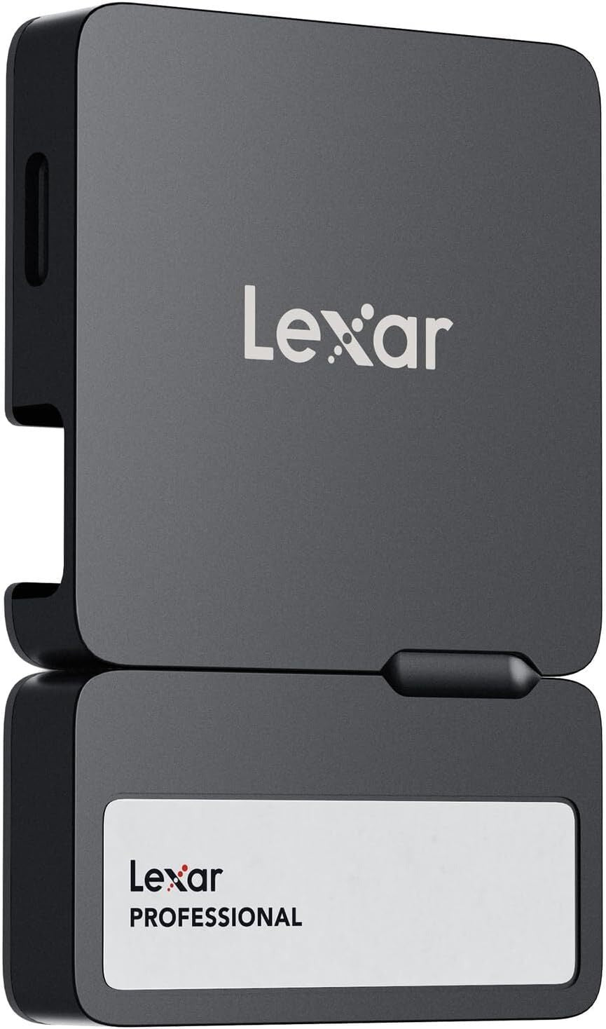 Lexar 1TB Professional Go USB 3.2 Gen 2 Portable SSD with Hub