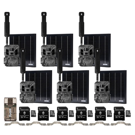 Spartan GoLive3 4G/LTE Multi-Carrier Trail Camera (Areus Camo) with Accs. Bundle