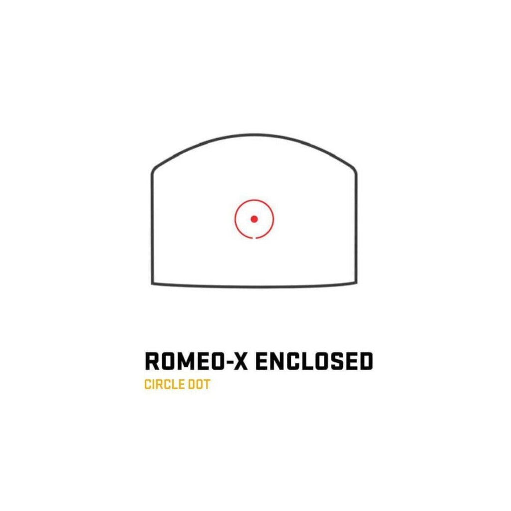 SIG SAUER Romeo-X Enclosed Compact Pistol-Mounted Circle Dot Sight (Black)