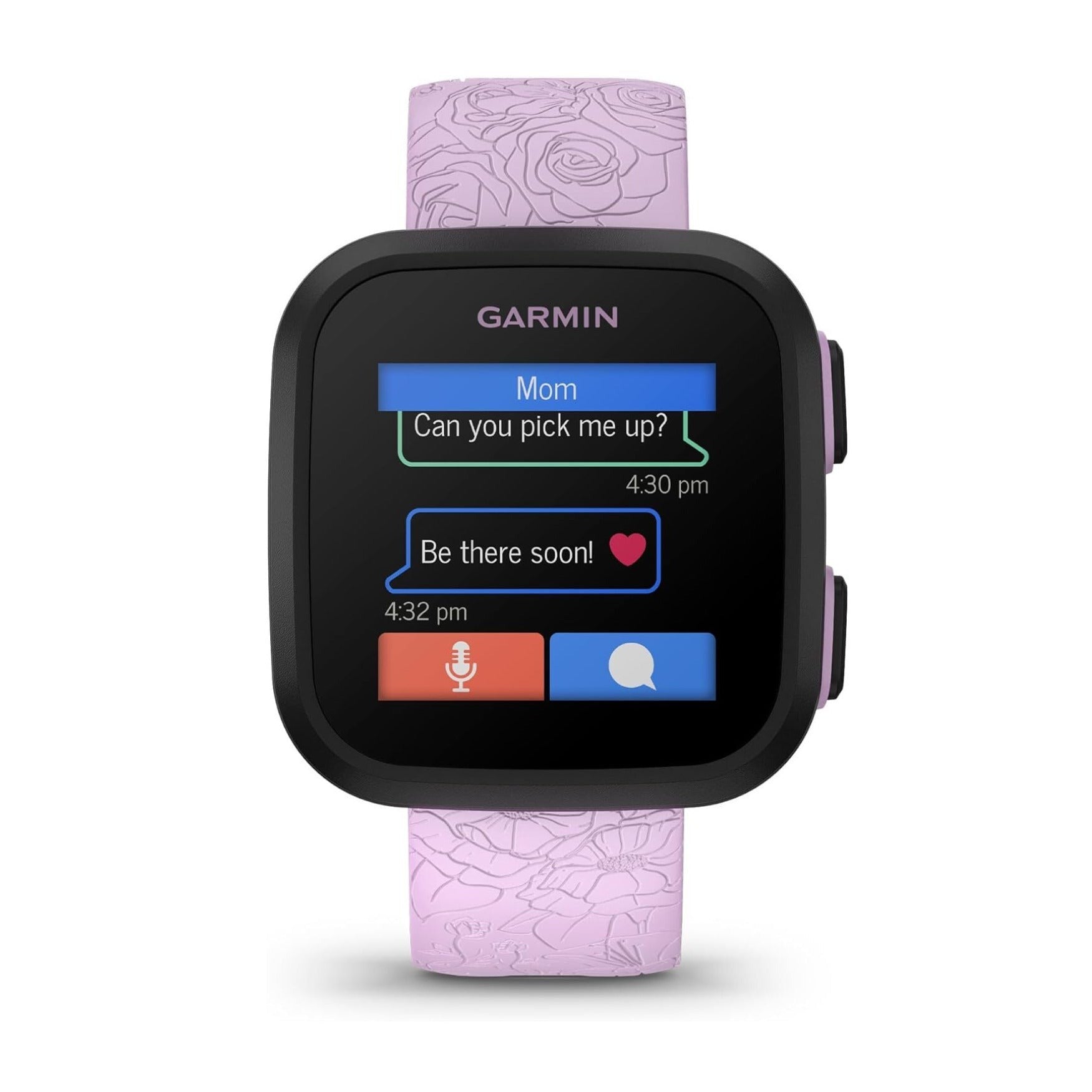 Garmin Bounce Kids GPS Smartwatch (Lilac Floral)