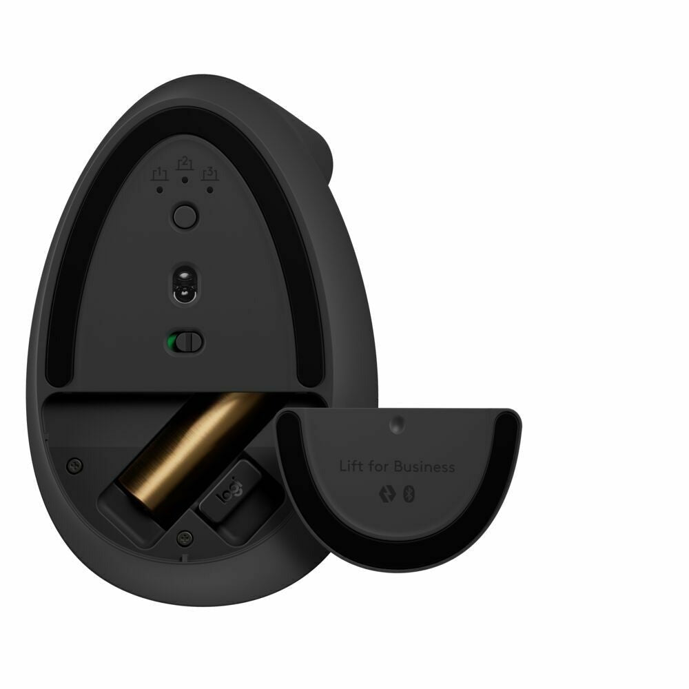 Logitech Lift Vertical Wireless Ergonomic Mouse (Graphite) and USB 3.0 Hub
