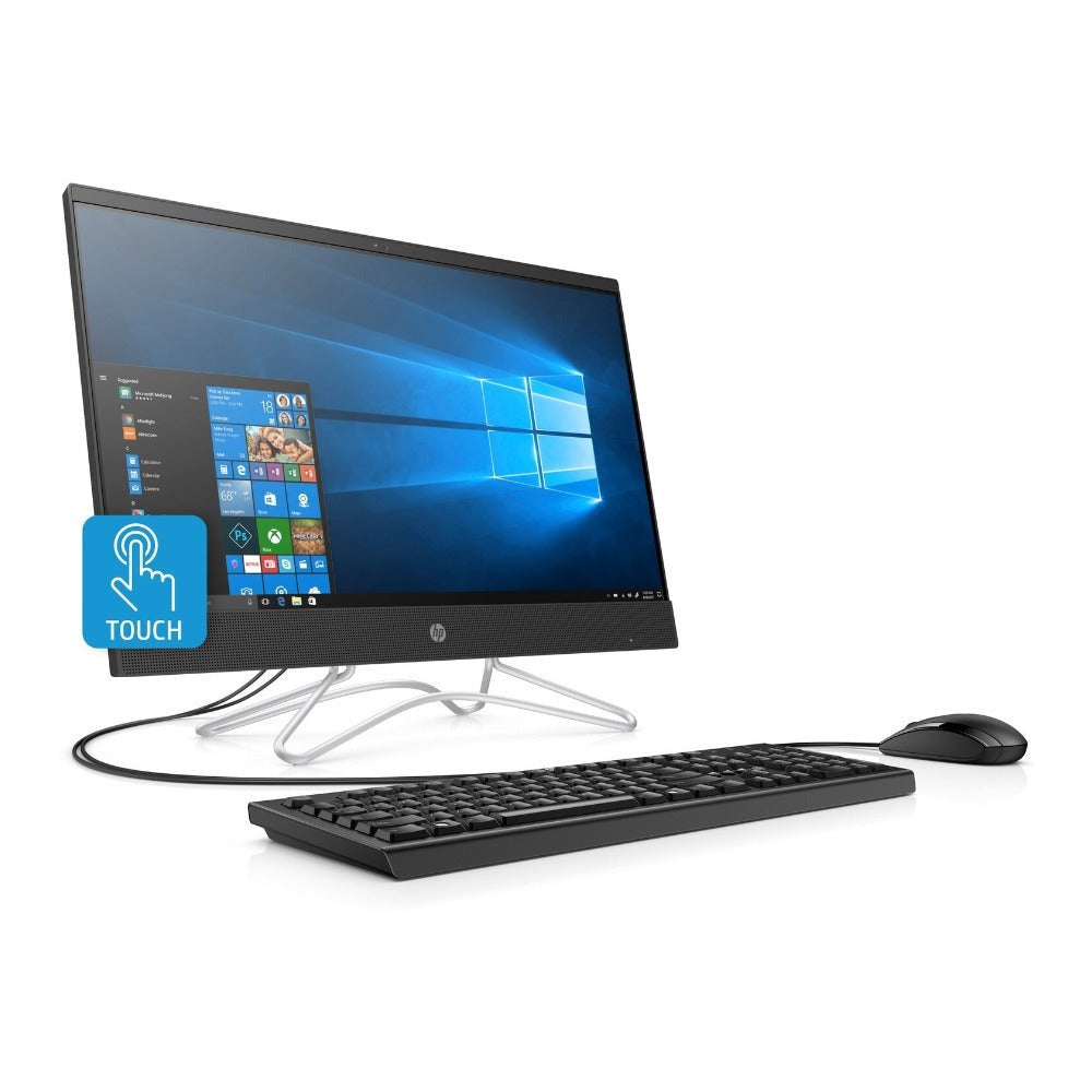 HP 24-F0024 23.8" FHD Touch All-in-One Desktop, Intel Core i3-8130U, 8GB RAM, 256GB SSD (Certified Refurbished)