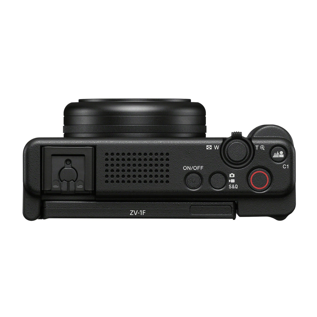 Sony ZV-1F Vlog Camera for Content Creators and Vloggers (Black) with Vlogger Accessory Kit Bundle