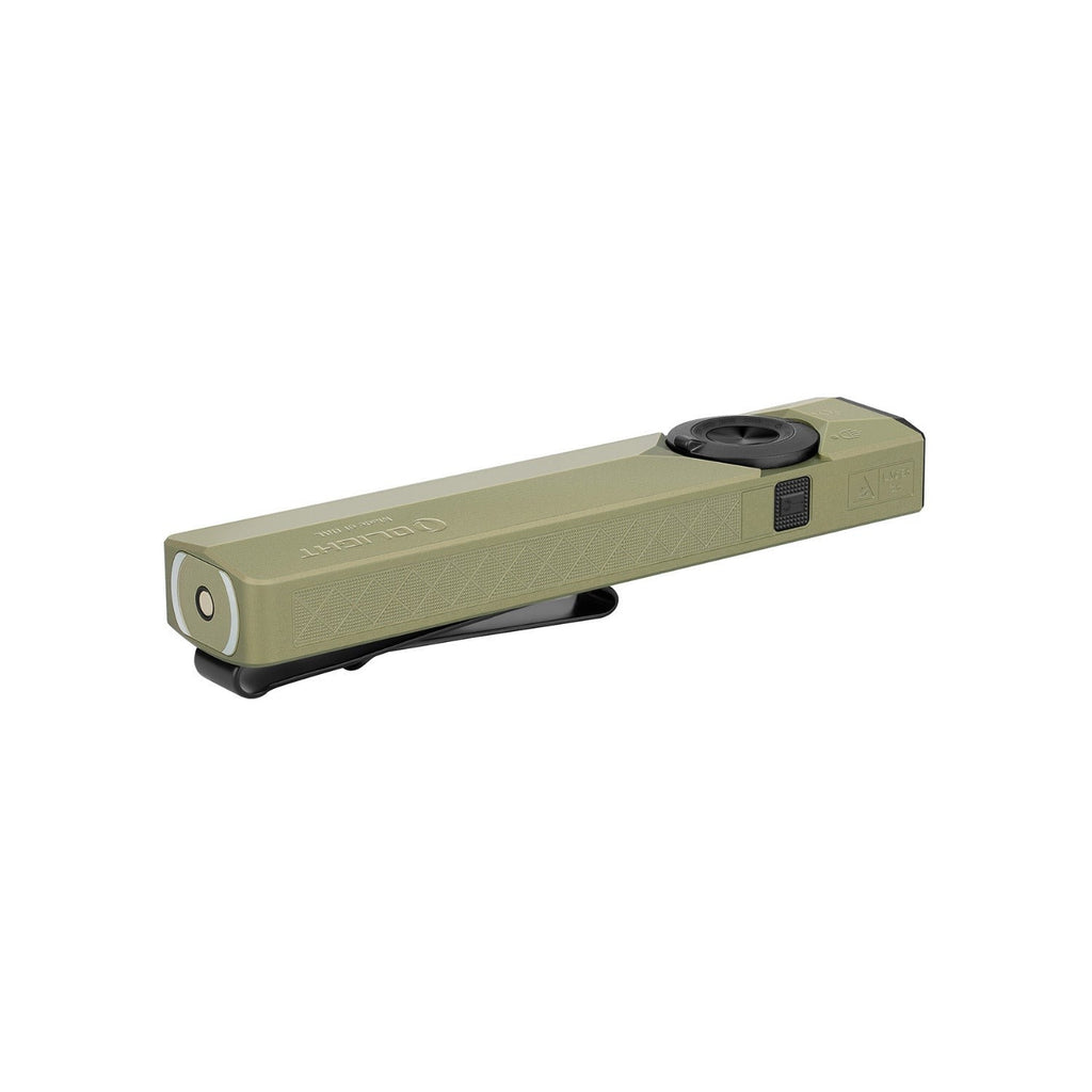OLIGHT ArkPro Ultra EDC Flat Rechargeable Flashlight (Olive Green CW)