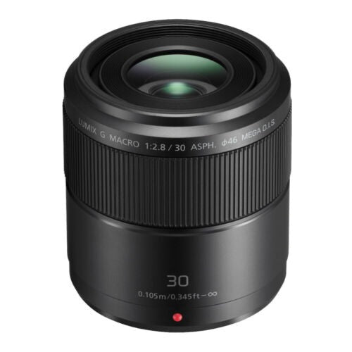 Panasonic LUMIX G MACRO 30mm f/2.8 ASPH. MEGA O.I.S. Lens for Micro Four Thirds Camera