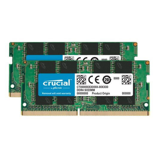 Crucial 32GB Kit (2 x 16GB) DDR4-3200 SODIMM Memory Module
