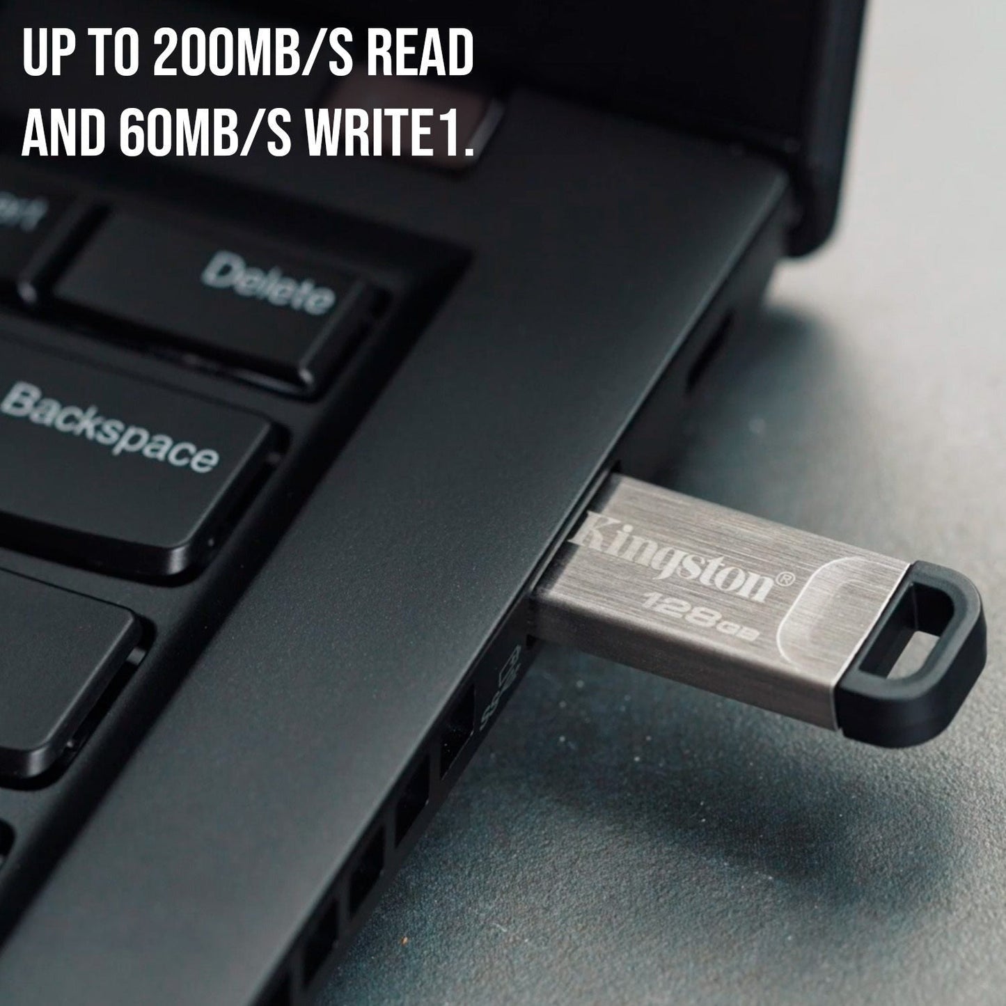 Kingston 128GB DataTraveler Kyson 200MB/s Read 60MB/s Write Speed Flash Drive