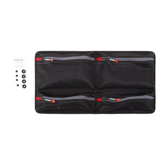 Nanuk Mesh Lid Organizer with 2 Large Mesh Pockets with Front Zipper for 935 Case (Black)