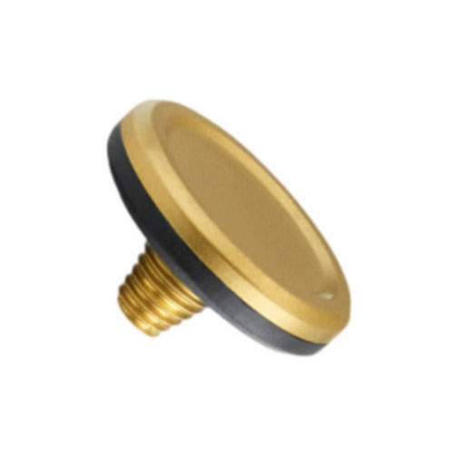 Leica Brass, Blasted Finish Soft Release Button on Leica Q3 and M-Series Cameras