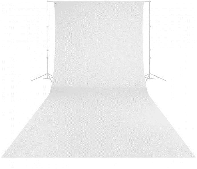 Westcott Wrinkle-Resistant Backdrop (High-Key White, 9' x 20')