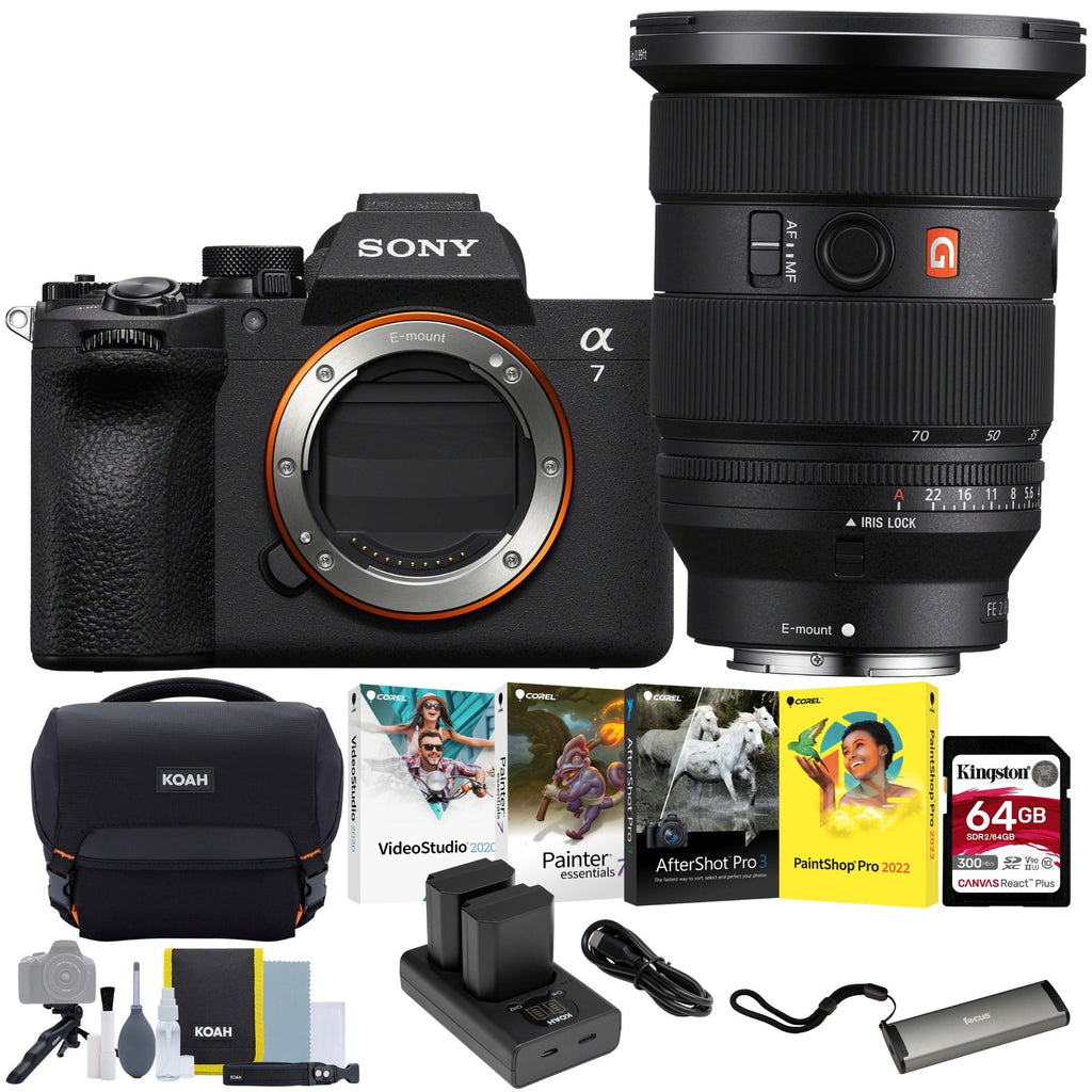 Sony Alpha 7V Mirrorless Lens Camera with FE 24-70mm f/2.8 GM II Lens Bundle