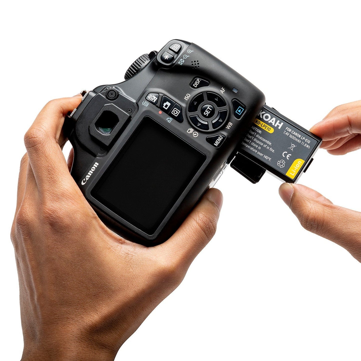 Koah PRO Canon LP-E10 Rechargeable Replacement 1600mAh Battery and Charger
