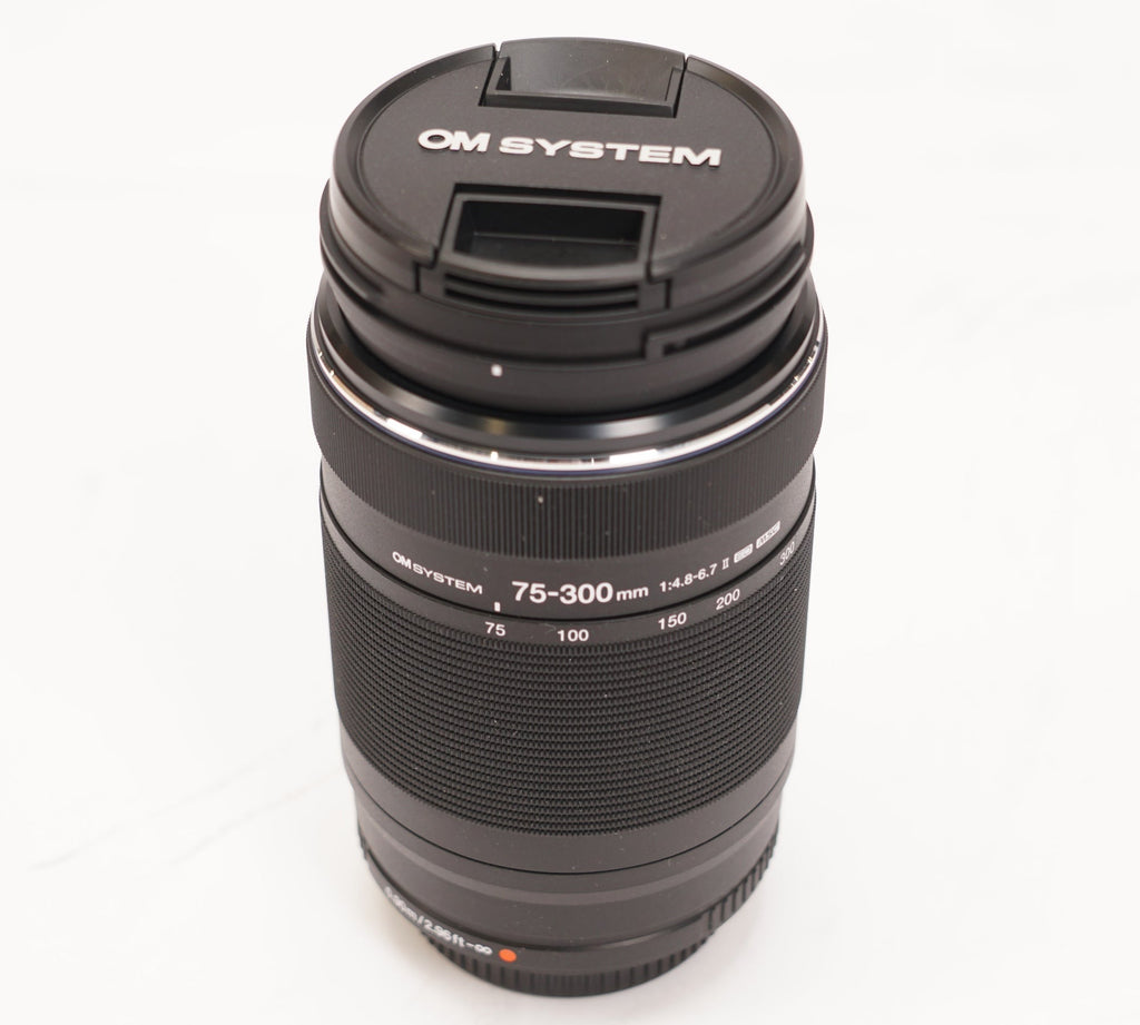OM SYSTEM M.Zuiko Digital ED 75-300mm f/4.8-6.7 II Lens (Used)