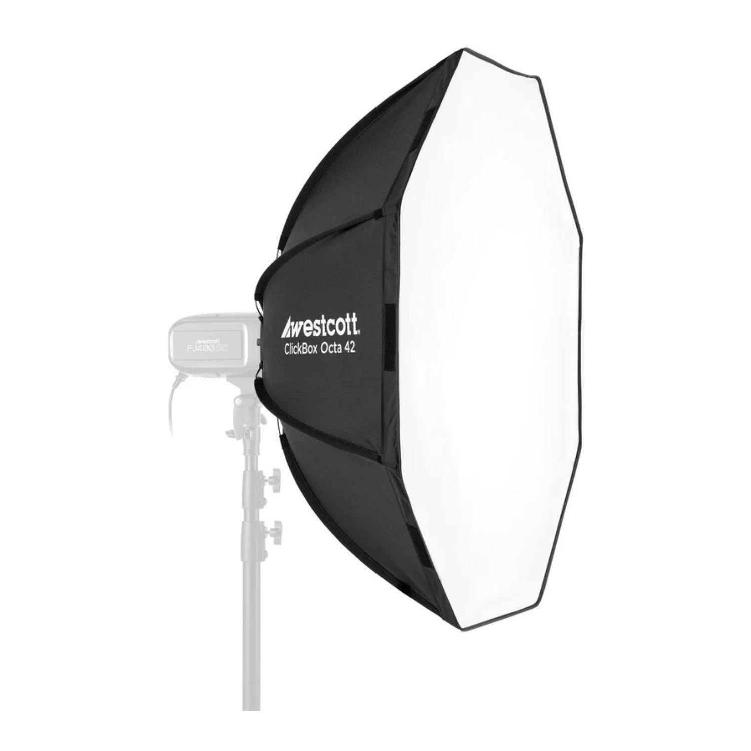 Westcott ClickBox Octa 42 Softbox - Removable Diffuser, Silver Interior
