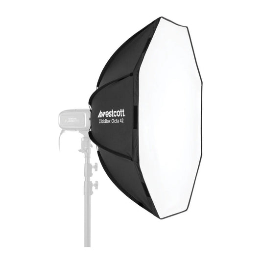 Westcott ClickBox Octa 42 Softbox - Removable Diffuser, Silver Interior