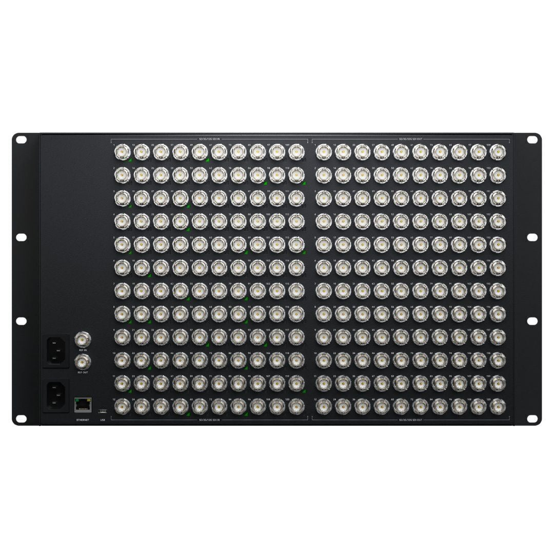 Blackmagic Design Videohub 120x120 12G Zero-Latency Video Router
