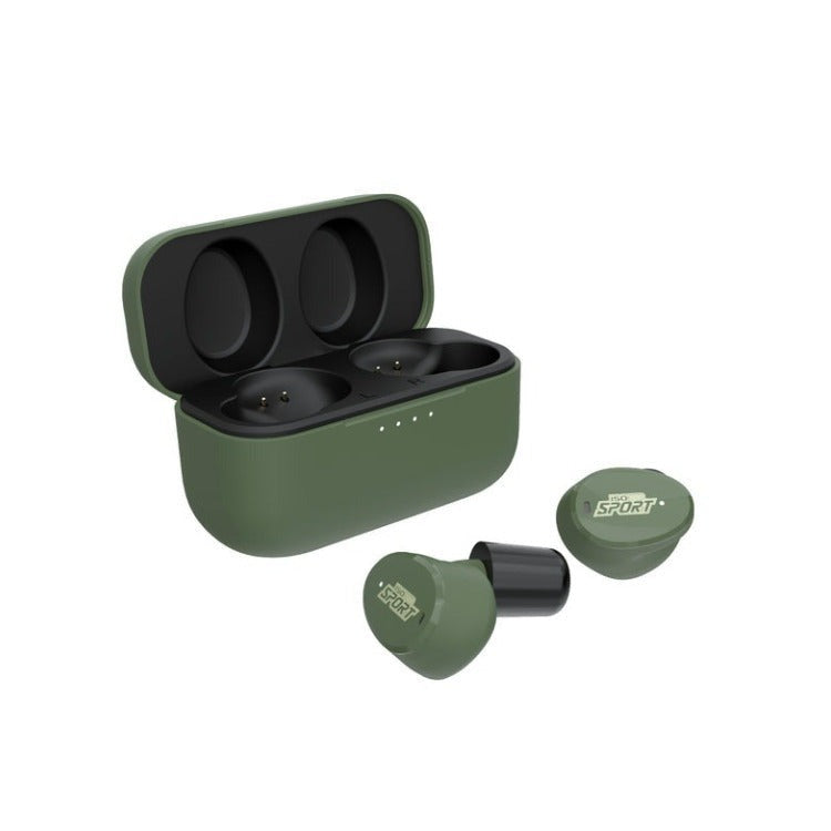 INSTINCT True Wireless Tactical Electronic Earbuds, 25 NRR, OD Green
