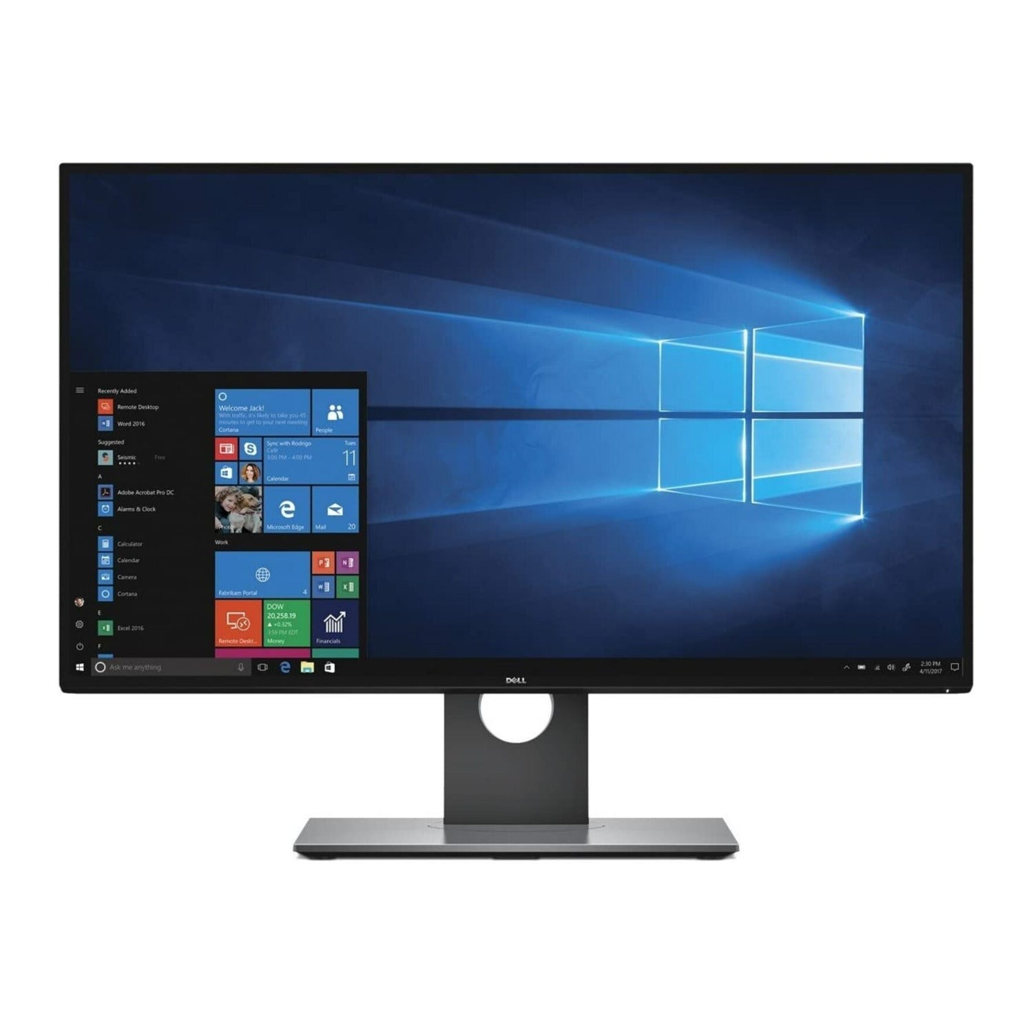 Dell UltraSharp U2717D Monitor, 27" QHD InfinityEdge, HDMI/DisplayPort (Certified Refurbished)