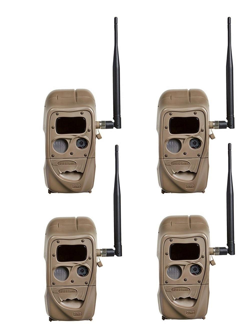 Cuddeback CuddeLink J-Series Trail Cameras 8-Pack with Power and Security Kits