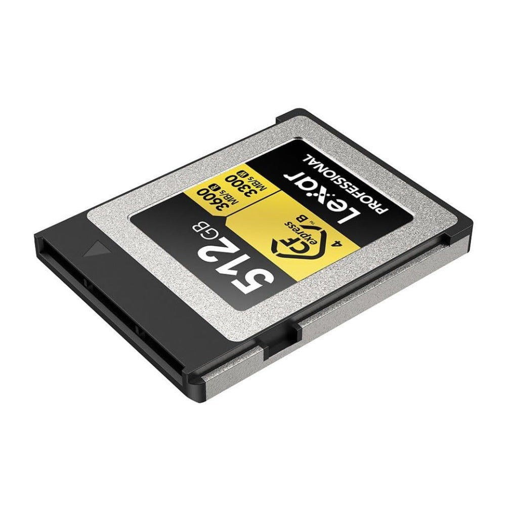 Lexar 512GB Professional GOLD CFexpress 4.0 Type B Memory Card