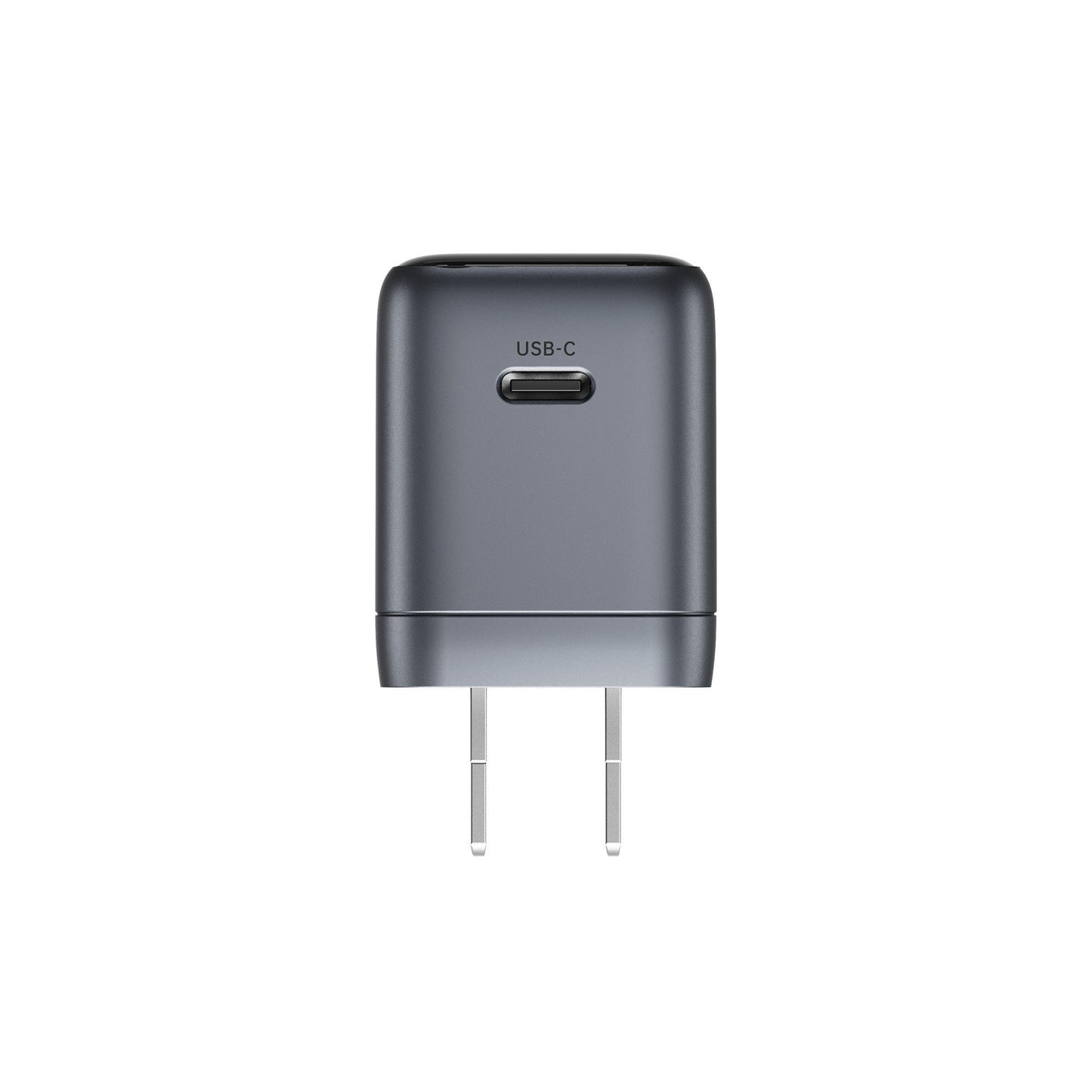 ReelCharge 45W Smart Wall Charger with USB-C Fast Charge Folding Plug (Gray)