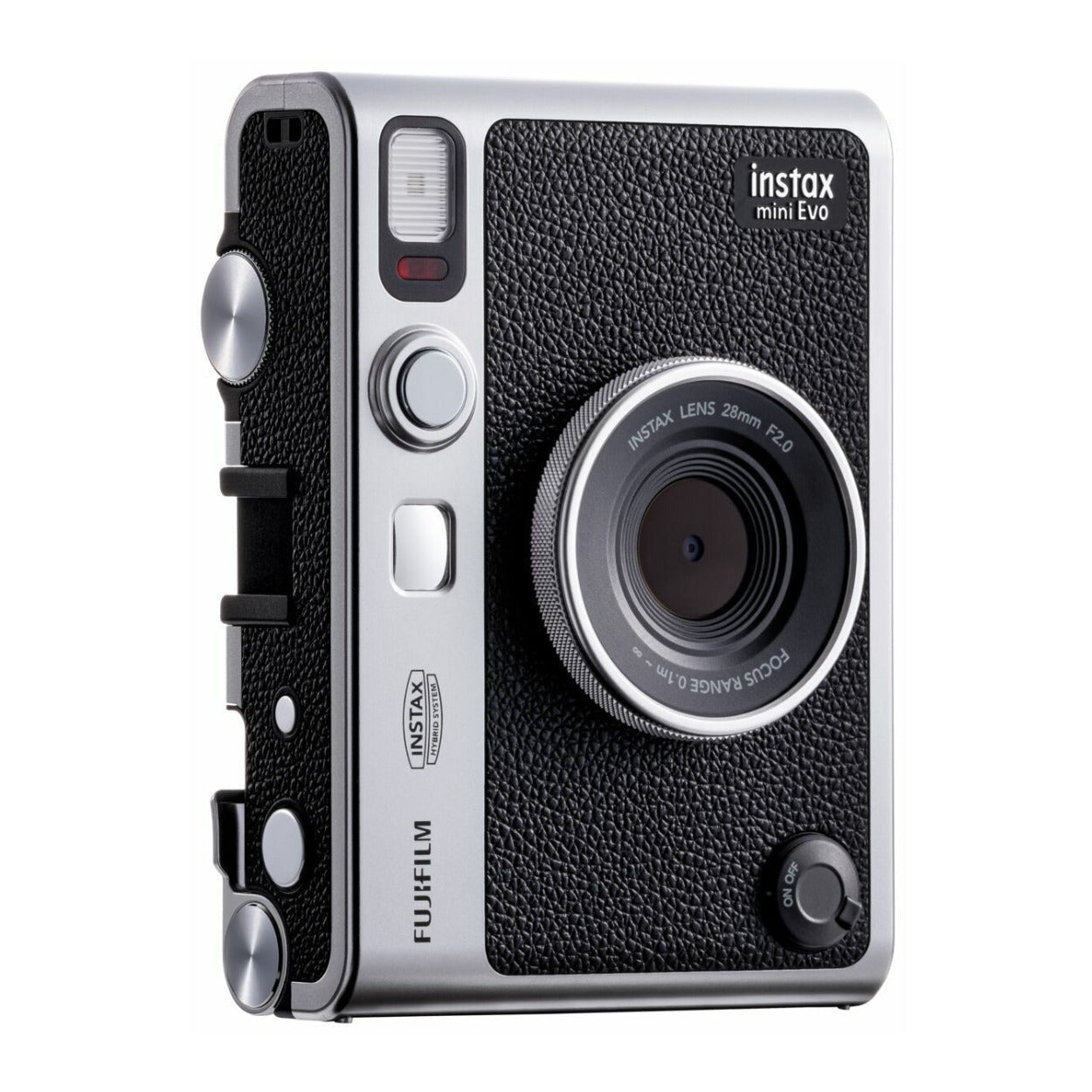 Fujifilm Instax Mini EVO Hybrid Instant Camera with Case, Twin Film Pack (40 Exposures) Bundle
