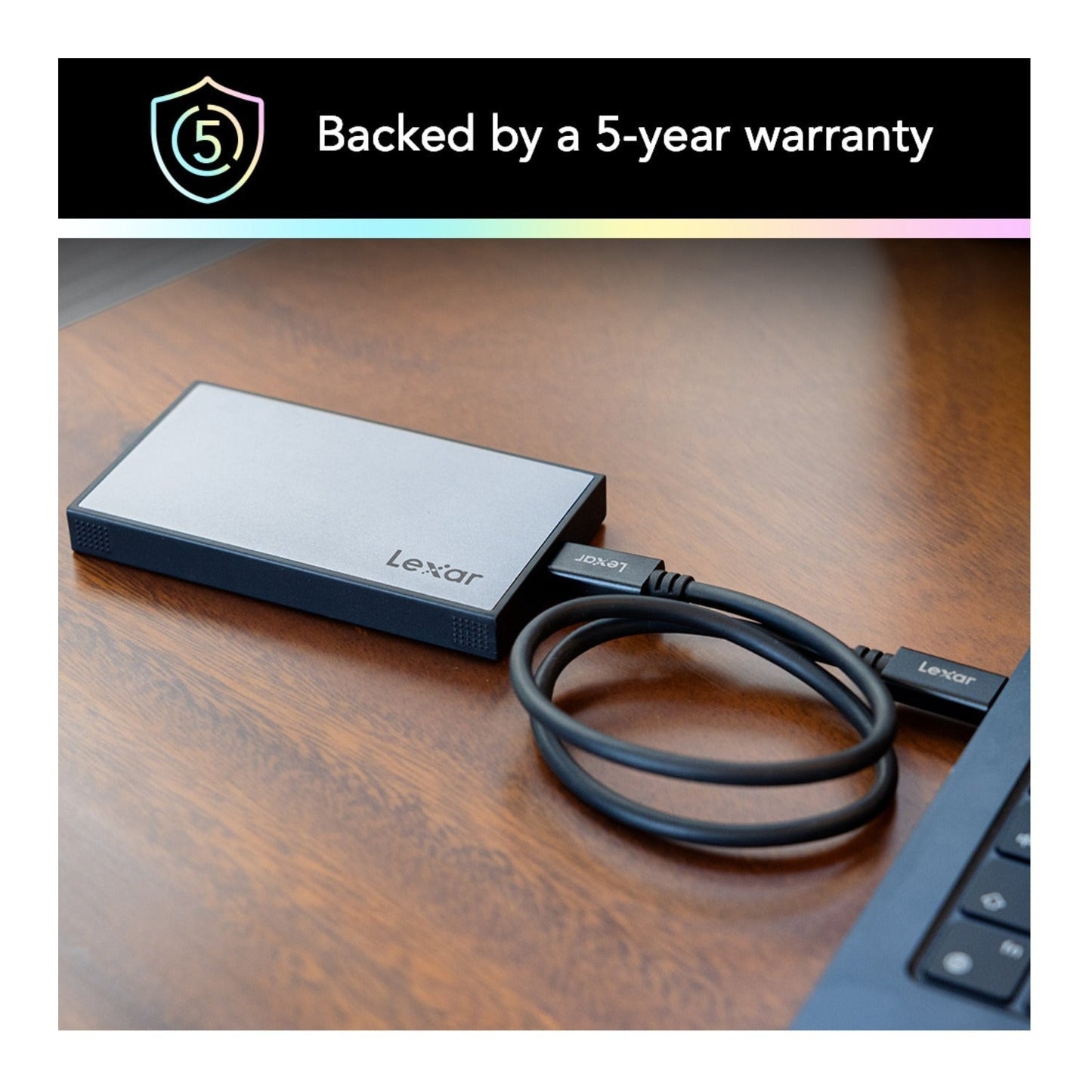 Lexar Professional Workflow Portable 4TB SSD - Aluminum Build, 68-Rated Up to 2000MB/s Read/Write