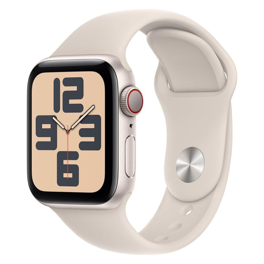 Apple Watch SE (2nd Gen) GPS + Cellular 40mm Starlight Aluminum Case with Starlight Band (Certified Refurbished)