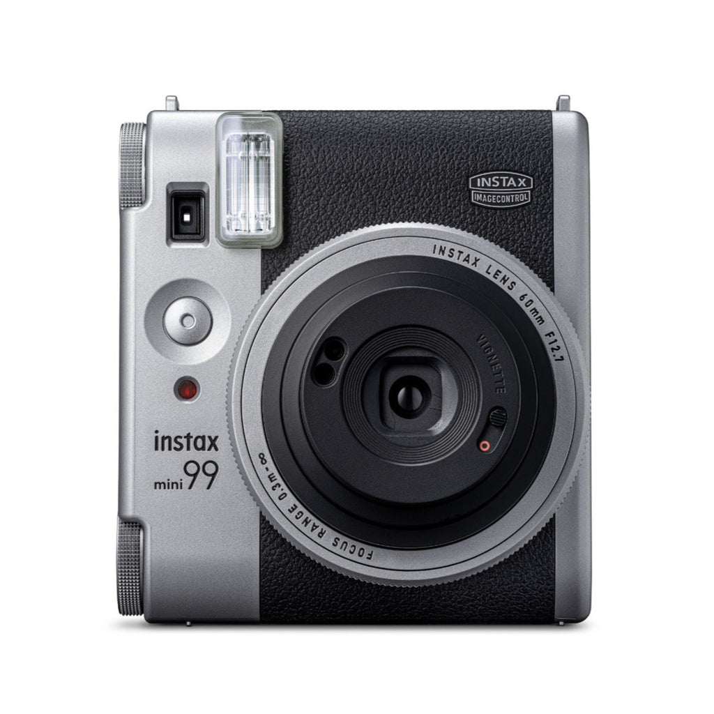 Fujifilm Instax Mini 99 Silver Analog Instant Camera Bundle with 20-Pack Film and Acccessories Kit