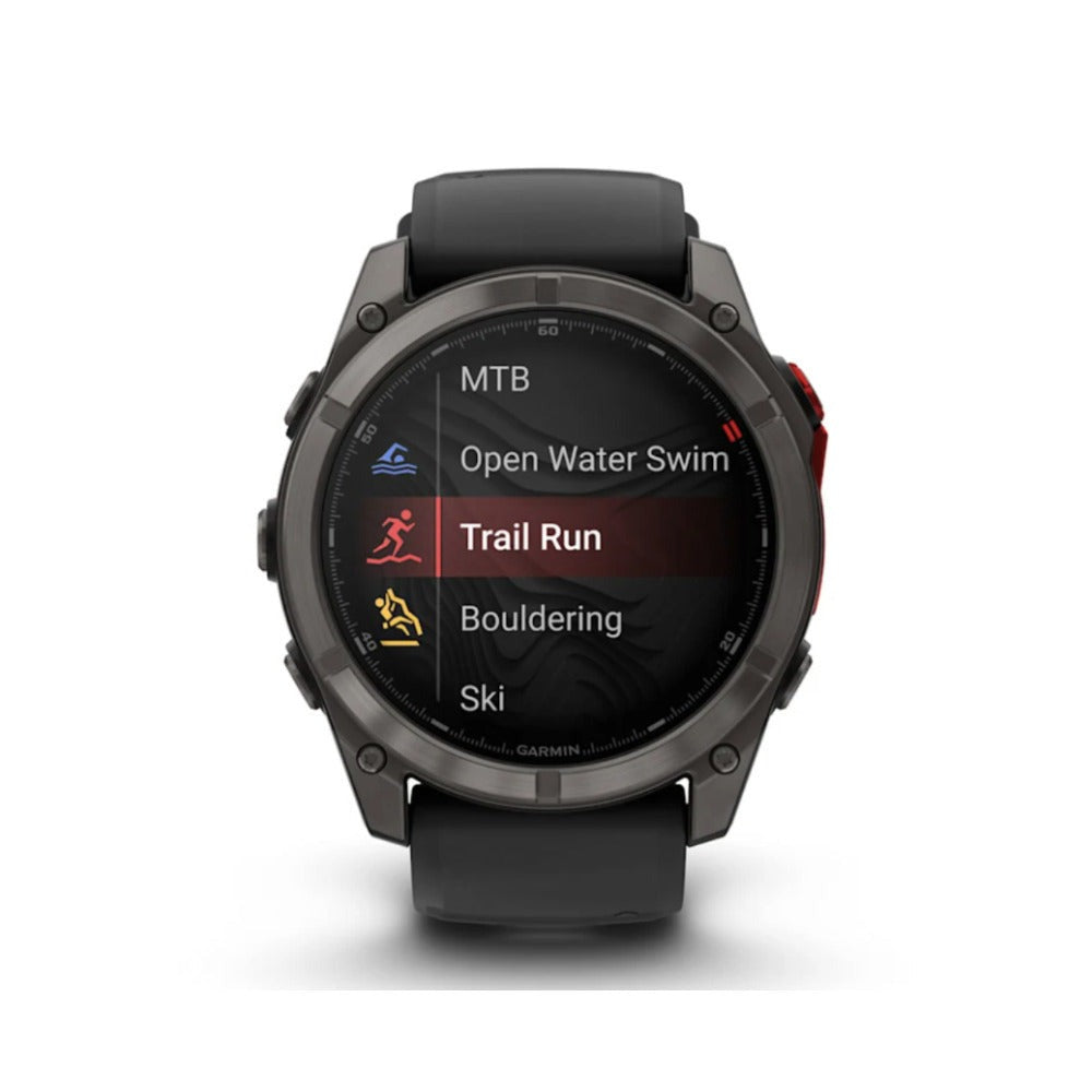 Garmin Fenix 8 Pro 51mm Sapphire MicroLED GPS Smartwatch (Carbon Gray DLC)