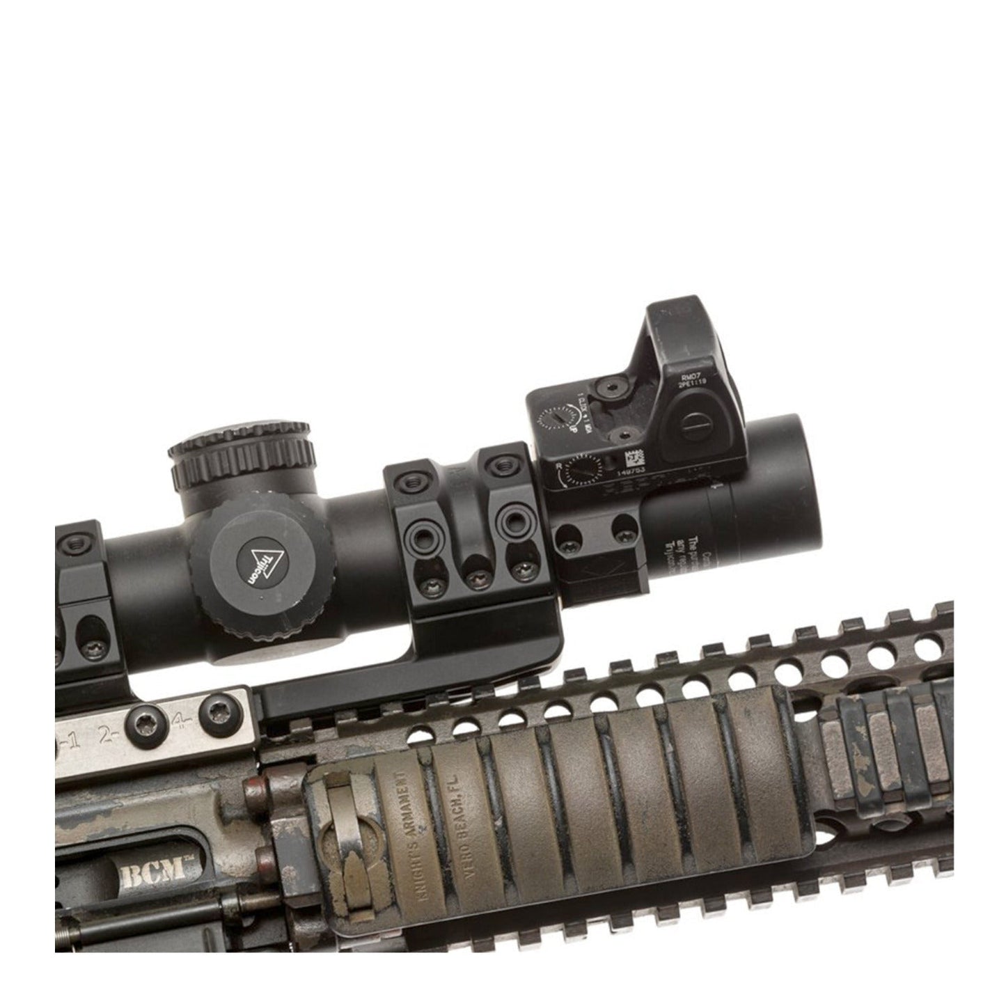 Reptilia ROF-SAR 30mm Scope Optic Mount for Trijicon RMR and SRO (Black)