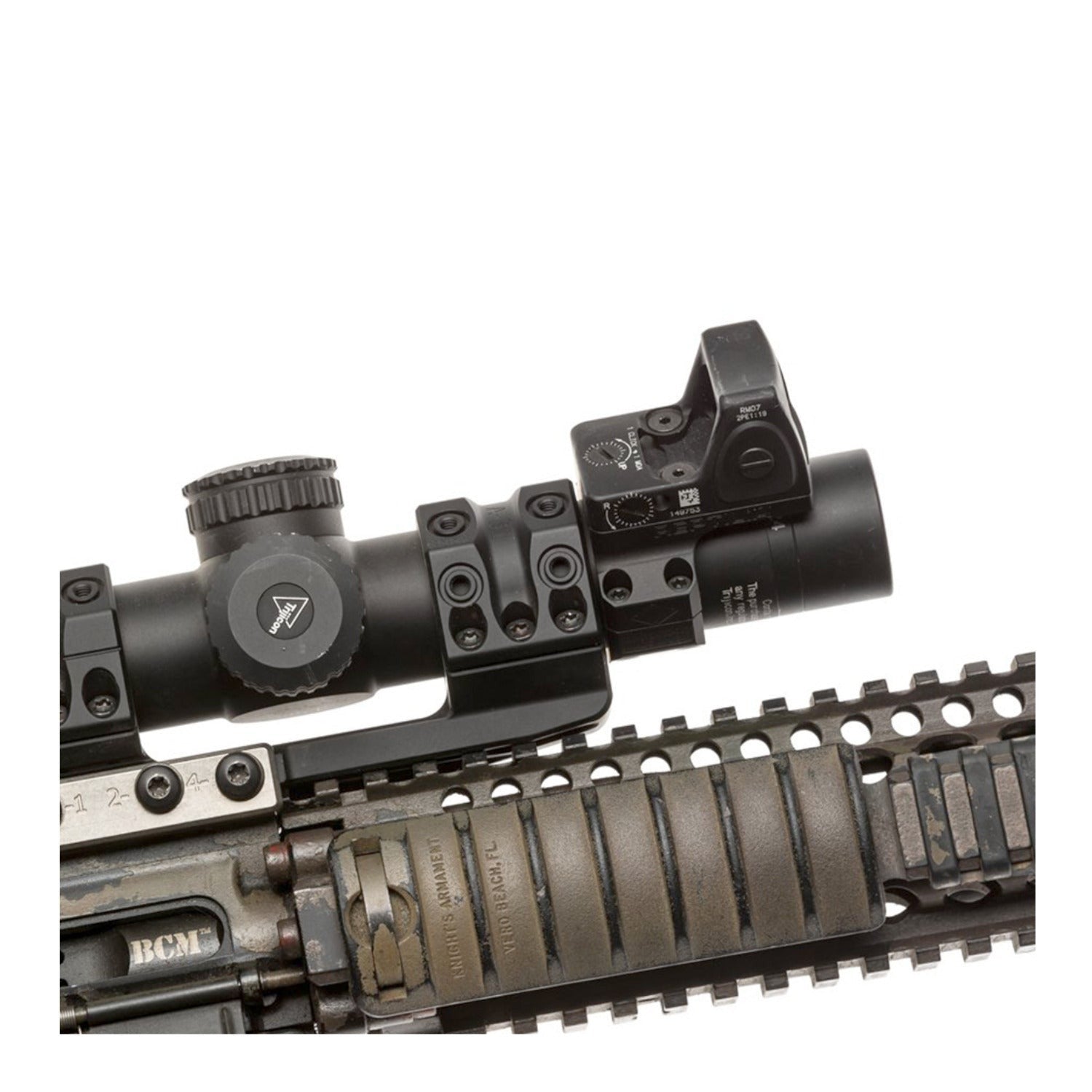 Reptilia ROF-SAR 30mm Scope Optic Mount for Trijicon RMR and SRO (Black)
