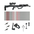 Killer Instinct Tempr-X 405 Crossbow Kit with Crank, Bolts and Broadheads Bundle