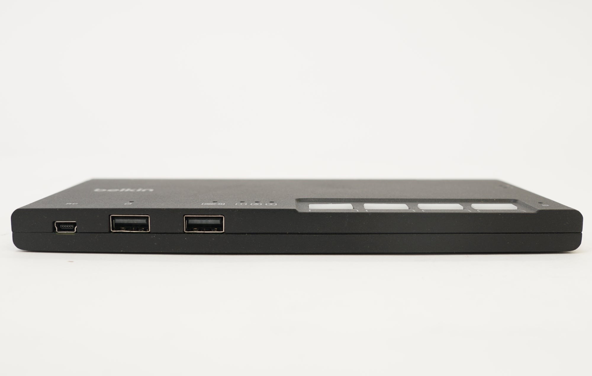Belkin 4-Port Single-Head Modular Secure KVM Switch Base Unit PP4.0 with Remote (Used)