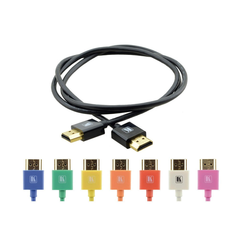 Kramer Ultra–Slim Flexible High–Speed HDMI Cable with Ethernet (6 ft)