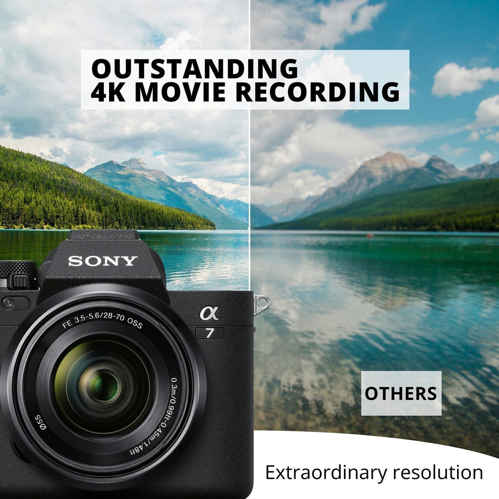 Sony Alpha 7 IV Mirrorless Camera with 24-105mm f/4 G2 OSS Lens Bundle